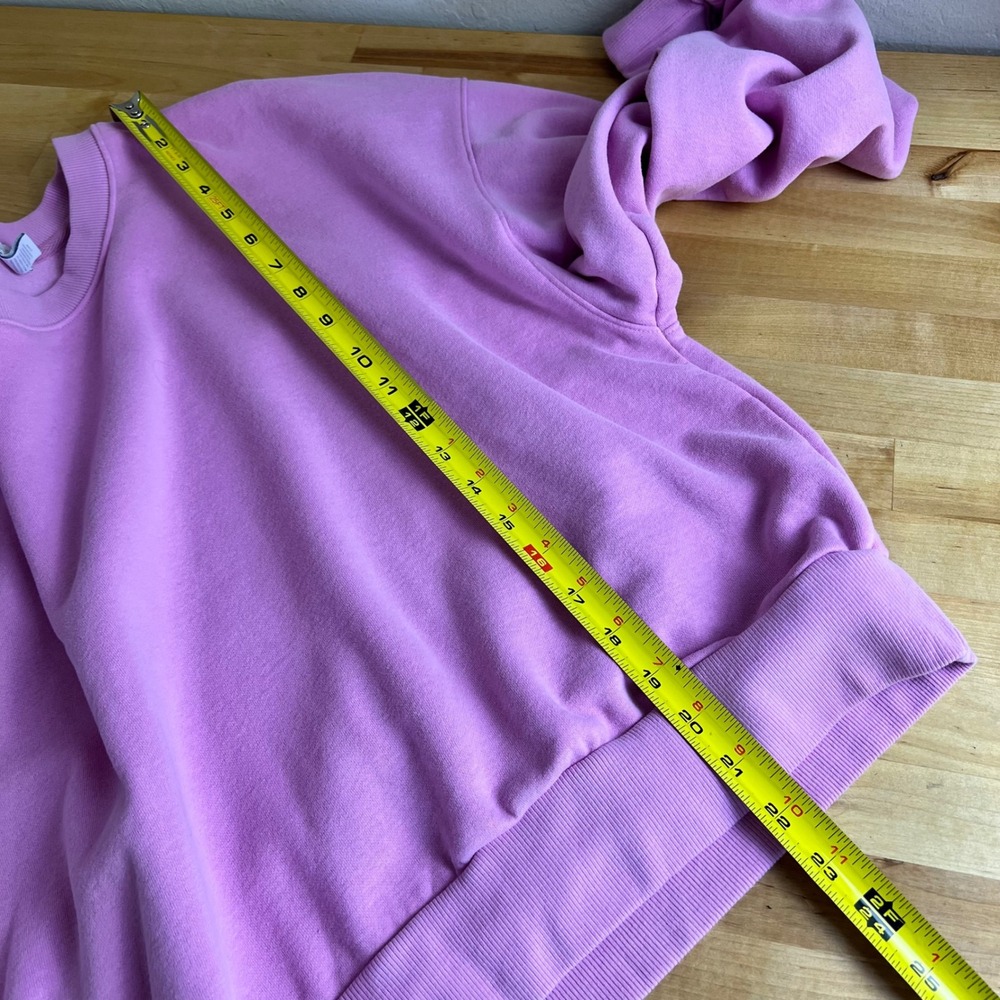 Beyond Yoga Sweatshirt Weekend Size XL Pink Crewneck Long Sleeve Pullover Lounge - Picture 8 of 8